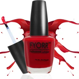 fyorr 15ML Quick Dry Long Lasting Smooth Finish Nail Polish (Cherry Blast Red) image 4