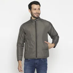 lawman Men Solid Bomber Jacket image 2