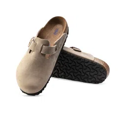 Birkenstock Boston Soft Footbed Narrow Width Nubuck Leather Clogs image 4