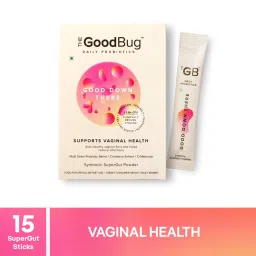 The Good Bug Good Down There SuperGut Powder for Women | Pre & Probiotic Supplement that Helps Reduce UTIs & Other Vaginal Infections |15 Days Pack-image-79