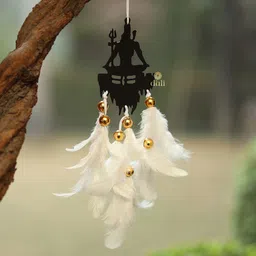 DULI Feathers Hanging Dreamcatcher image 2