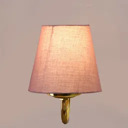 Devansh Grey & Gold-Toned Textured Contemporary Metal Frustum Wall Lamp image 5