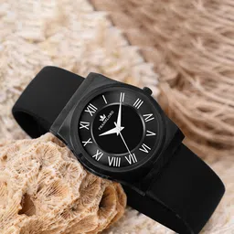 Franklord Women Round Shaped Leather Straps Analogue Watch F-140 BLBL-picture-29