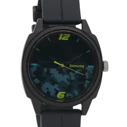 Sonata Men Round Dial & Stainless Steel Straps Analogue Watch- 77086PP12W-picture-34