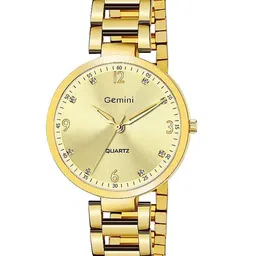 GEMINI Women Dial & Stainless Steel Bracelet Style Straps Analogue Watch JMD-image-66
