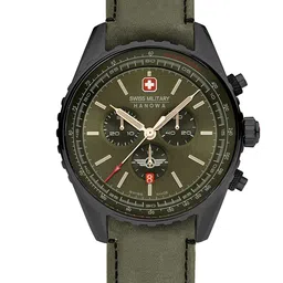 SWISS MILITARY HANOWA Men Dial & Leather Straps Analogue Chronograph Watch SMWGC0000340-picture-23