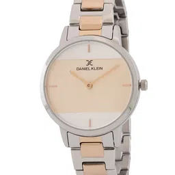 Daniel Klein Women Rose Gold Dial & Stainless Steel Bracelet Style Straps Watch-picture-22