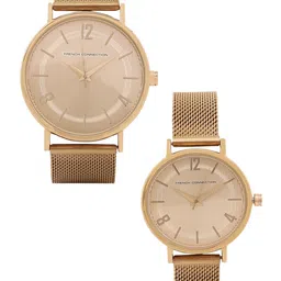 French Connection Set Of 2 Dial & Stainless Steel Straps Analogue Watch FCN00039B image 5