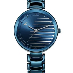 Fastrack Women Brass Dial & Stainless Steel Bracelet Style Straps Analogue Watch 6216QM02 image 4