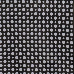 MONKDECOR Black Printed 6-Seater Table Cover image 4