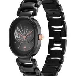 Fastrack Women Brass Dial & Stainless Steel Bracelet Style Straps Analogue Watch 6274KM01 image 4
