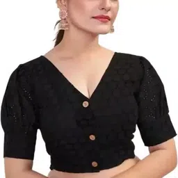 V-Neck Women Blouse-image-9