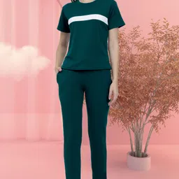 dtr fashion Striped Women Track Suit image 1