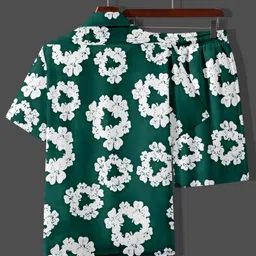 glori star Shirt Chino Shorts Western Set image 2