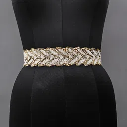 purala Women Casual Multicolor Fabric Belt-picture-12