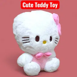 luipui Cat Cute Teddy Toy | Stuffed Cat Soft Toy for Kids - 38 cm image 2