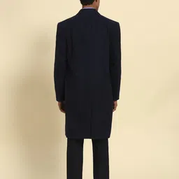 cantabil Wool Blend Solid Coat For Men image 2