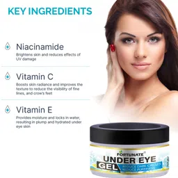 fortunate Under Eye Gel, Helps Remove Dark Circles & Under Eye Wrinkles image 3