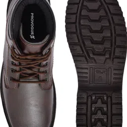 provogue Men's Casual Outdoor High Top Lace Up Boots, Comfortable Hiking and Trekking Boots For Men image 3