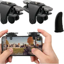 FKU C10 Key Three way Metal Controller Trigger Aim Button & [1PAIR] Finger sleeve Joystick-picture-19
