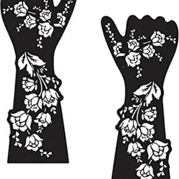 bittu creation MENDI_F211 MENDI_F211 Hand Mehndi Stencil Stencil-picture-21