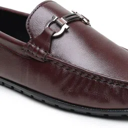 hayes london Genuine Leather Slip-On Formal Loafers, Lightweight & Comfortable Shoes, Loafers For Men image 5