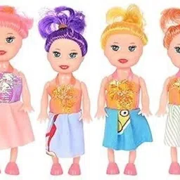 little toys Cute & Attractive 6 Sister Dolls With Beautiful Hair and Movable Body Parts-picture-20