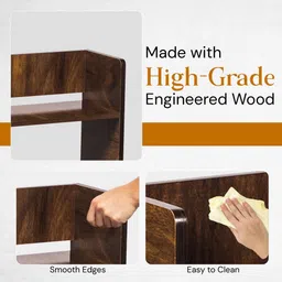 yesmom Engineered wood Engineered Wood Open Book Shelf image 5