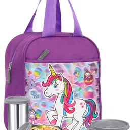 coolest Unicorn Lunch Tiffin Bag For School Office Picnic Waterproof Lunch Bag image 4