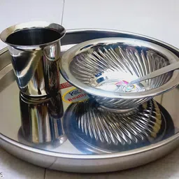 nustart basics Pack of 4 Steel Std_Solo_Living_Dinner_Set Dinner Set-picture-25