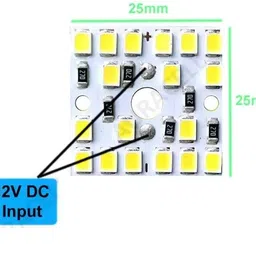 sg flash (pack of 25) 12v DC MCPCB 9 watt White DC Led Bulb DOB (Direct on Board) Raw Material For Led Bulb Light Electronic Components Electronic Hobby Kit image 2