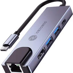 Orionis CoreSync 5 in 1 USB-C Hub | HDMI Hub Adapter | USB hub 3.0 | Type C Hub | PD Charger Dock |Multiport USB Hub |Laptop Docking Station USB C | Multiport Hub USB Hub-picture-21