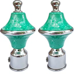 crezx Green, Silver Rod Rail Bracket, Curtain Knobs, Curtain Hooks, Tassels, Curtain Hooks Metal-picture-18