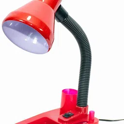 caleta Study Lamp for Students with Metal Shade and Plastic Base | 316 Model (Red) Study Lamp-picture-22