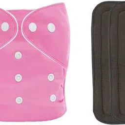aerex Premium Baby Adjustable Snap Button Cloth Diaper & 2 Wet-Free Insert Pad-picture-22
