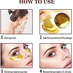 futurgadgets Under eye Patches For Dark Circle with 24K Gold image 3
