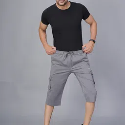 cargo sports Solid Men Three Fourths image 5