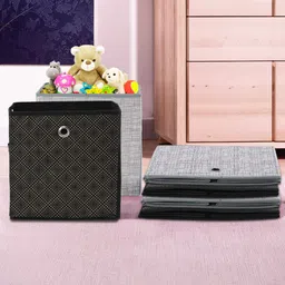 kuber industries Foldable Square Drawer Organizer Storage Box-picture-13