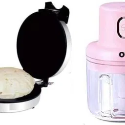 otc Combo Of Free Electric Chopper Combo Pack & Non Stick Electric VM-1 Roti and Khakra Maker-picture-16