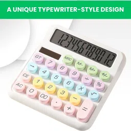 frony Desktop Calculator, 12-Digit Large LCD and Large Buttons for Office, Homes C306 Basic Calculator-picture-24