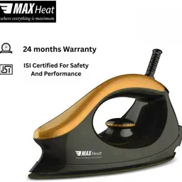 max heat MAX_Heat_1200w_Pantox_Dry_Iron 1200 W Dry Iron image 3