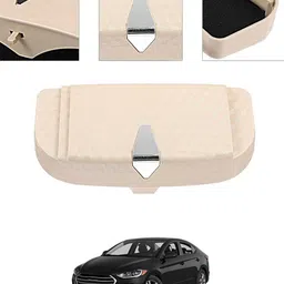 ayw Universal Multiuse Beige New Style Sunglass Holder For Car-87 White Car Sunglass Clip Holder-picture-15