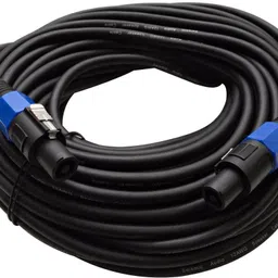 mocking bird 98FT Speakon Cable Male to Male Cable for Speaker ,DJ, Amplifier with Twist Lock Double Angled TS Patch Cable-picture-26