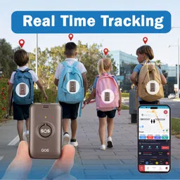 acumen track Wireless Mini GF 06 Child Tracker with SOS Button 850 MAH Voice Recording GPS Device image 2