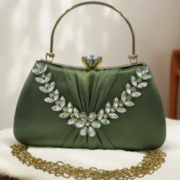 troveo Party Green Clutch-picture-42
