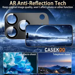 CASEKOO Camera Lens Protector for iPhone 17 Pro, iPhone 17 Pro Max image 5