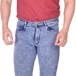 rasso Men Slim Mid Rise Light Blue Jeans image 2