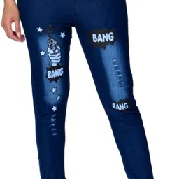 stylokat Women Jogger Fit Mid Rise Blue Jeans image 1