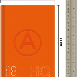 navneet HQ Case Bound Notebook Wiro Book (A5 Size) Married A5 Notebook Single Ruled 192 Pages image 5