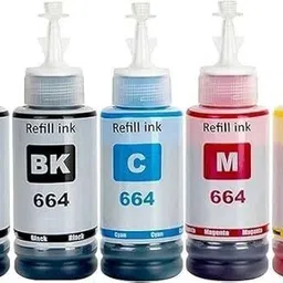 tequo 664 Black Refill Ink for Epson L310, L350, L355, L365, L405, L455 Printer Black + Tri Color Combo Pack Ink Toner-picture-23